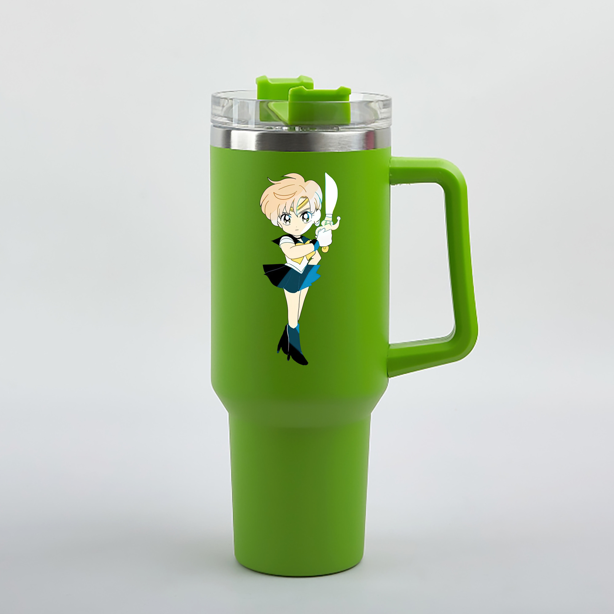 （画像用） 美少女戦士セーラームーン 天王はるか Sailor Moon Tenoh Haruka 1200mL車用タンブラー（カラープリント）